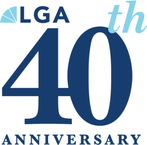 LGA 40th Anniverary Badge