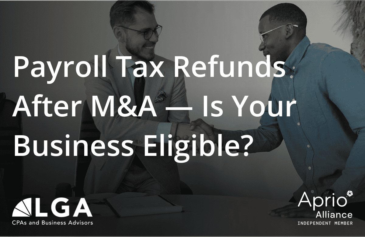 Payroll tax refund eligibility